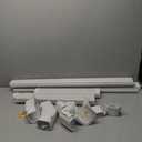 Mini Split Line Set Cover: 3" 17Ft Line Set Cover Kit for Minisplit with Flexible Duct, Decorative Lineset Cover Kit, Paintable for AC Pipe, Air Conditioner, HVAC, Heat Pumps, Central AC