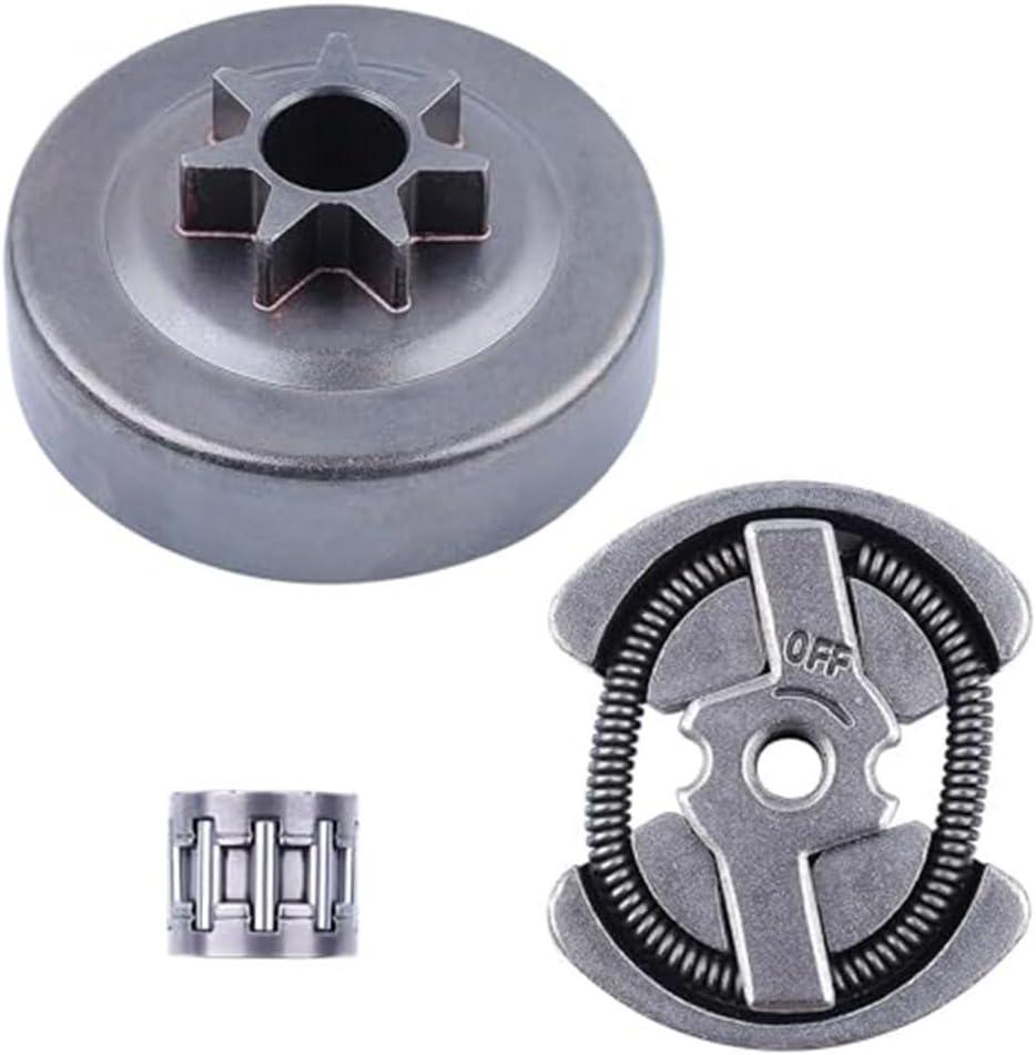 325-7T Chainsaw Sprocket Clutch Drum Kit for Poulan Models PP5020AV PP4818A 358350981 Replacement Parts Metal Assembly with Needle Bearing
