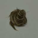 CAISHA XXL Hairpiece Scrunchie Updo Voluminous Slightly Wavy Messy Bun Dirty Blonde Mix G25F (dirty blonde mix #18TH613A G25F)
