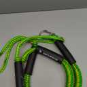 Bungee Dock Lines, Boat Ropes for Docking,Mooring Rope with Stainless Steel Clip - Accessories for Boats, PWC, Kayak, Watercraft,SeaDoo,Jet Ski, Pontoon, Canoe, Power Boat Green 4-Pack
