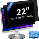 [2 Pack] 22 Inch Computer Privacy Screen for 16:10 Aspect Ratio Widescreen Monitor, Eye Protecting Anti-glare Blue Light Display Screen Privacy Protection, Removable Anti-scratch Coating