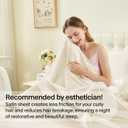 BEDELITE King Size Sheets Set, Luxury Soft Beige Satin Sheets for Hair and Skin, Similar to Silk Bed Sheets Set 4 Pieces with 1 Deep Pocket Fitted Sheet, 1 Flat Sheet, and 2 Pillowcases