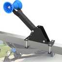 Adjustable Winch Stand with Roller, Boat Winch Mount/Boat Trailer Winch Stand for 3" to 4" W x 4" H Trailer Tongue, Boat Trailer Winch Post/Boat Winch Stand, No Winch