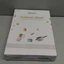 Nxconsu Cabinet Shelf Organizer Expandable 5 Heights Adjustable Stackable Rack Riser for Kitchen Pantry Cupboard Under Sink Organization Storage Space Saver Heavy Duty Metal White