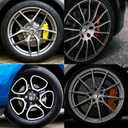 4 pcs Wheel Center Caps Skull Universal Wheel Center Cover Skull Wheel Center Hub Caps,Car Wheel Center Cap Kit,for 56 mm Hub Caps with Embedded Base,Rustproof,for Car SUV