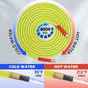 M MINGLE Pressure Washer Hose 100 FT x 3/8" - Replacement Power Wash Hose