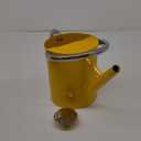 Metal Watering Can, One Gallon Watering Cans Stainless Steel for Outdoor Indoor Garden Plants Watering (Yellow)