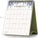 Jotsome Small Desk Calendar 2026-2027, 16 Months Standing Flip Calendar (6"x7.5") from March 2026 to June 2027, Double-Sided Design Aesthetic Desk Calendar with To Do List, Gift for the Holidays