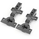 50 PCS Full Overlay 3/4 inch Overlay Soft Close Hinges, Clip ON Plate, 105 Degree, Silent Hydraulic, Black Frameless European Concealed Hinge for Kitchen Cabinet Door, Wardrobes, and Bookcases