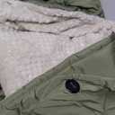 Heated Blanket Battery Powered, 12V Portable Electric Heated Shawl Throw with Detachable Hood-Scarf,Heating Outdoor Camping Blanket Hoodie for Traveling,Picnics,Car,51.2''X70.8'' (Green)