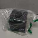 Sumnacon Square Leather Tissue Box Cover - Stylish Cube Tissue Box Holder with Magnetic Bottom, Decorative PU Tissue Box for Vanity Dresser Night Stand Table Countertop Home Office Car, Black