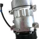 PartsFlow - CO4759C Fits Kenworth C500 K100E K270 K300 K370 T170 T2000 T270 T300 T370 T400 T600A T800 W900 2000-2015 Peterbilt 320 379 385 2006-2015 A/C Air Conditioner Compressor w/Clutch