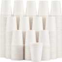 Lamosi 300 Pack Paper Cups 8 oz, Disposable Coffee Cups, Paper Coffee Cups 8 oz, White Hot/Cold Beverage Drinking Cup for Water Juice or Tea, Office Party Home Travel