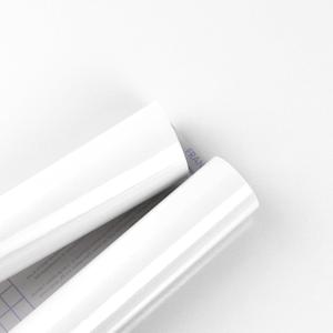 Amiya White Glossy Contact Paper Shiny Peel and Stick Wallpaper Self-Adhesive for Countertops, Furniture, Cabinets, Waterproof, Removable, Easy to Apply, Decorative Vinyl Wrap  15.7X78.7