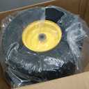 15x6.00-6nhs Lawn Mower Tires (2 Pack),Replacement Riding Lawn Mower Front Tires - With 3" Centered Hub and 3/4" Bushings,Extra 5/8" Bushings(Yellow)