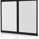 VEVOR RV Screen Door Protector, 24.5 x 20 inch Door Grille, Easy to Install and Disassemble, Reinforced Breathable Protective Mesh, Aluminum Alloy Camper RV Entry Protector for Pet Protection, Black