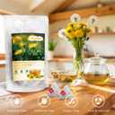 Yonitea Dandelion Leaf and Root Tea, Roasted Dandelion Root Tea bags Natural Herbal Detox Teabag for Supports Kidney Function and Healthy Digestion, Caffeine Free, No Additives,Non GMO (60 Teabags) (EXP 08/03/27)