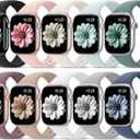 Patenting 10 Pack Sport Bands Compatible with Apple Watch Bands Women Men 40mm 41mm 38mm 45mm 44mm 42mm 46mm 49mm,Silicone iWatch Bands Waterproof Strap for iWatch Series 10 9 8 7 6 5 4 SE Ultra