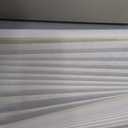BlindsAvenue Cordless Pleated Window Shades, Easy Install, No Drill No Tools, White, Light Filtering Blinds, Size 23" W x 64" H
