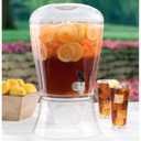 Creativeware 3-Gallon Beverage Dispenser- Poly Prop Beverage Dispenser, Clear, 
Product Dimensions	11"L x 11"W x 19"H
Capacity	3 gallons
