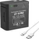 LIT-10Pro 10500mAh Cellular Trail Camera Replacement Battery for SPYPOINT LIT-10 Battery Compatible with SPYPOINT Cellular Hunting Trail Cameras Link-Micro Cell-Link LM2 Link-Micro-S-LTE Series
