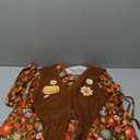 Morph 70s Costume For Women, Hippie Costume For Women, 70s Long Dress, Womens 60s Halloween Costumes (Medium)
