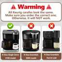 12 Cup Coffee Pot Replacement Only Compatible with Keurig K-DUO 5100 Coffee Machine, Carafe Replacement for K-DUO 5100, Durable & Reliable to Restore Brewer Performance
