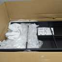 Urban Deco 55-75 Gallon Fish Tank Stand 900LBS Capacity For Aquarium Stand Metal Fish Tank Stand 48.4"x19.7"x31.5" Dual-Layer Design Terrarium Stand Ideal for Home and Office, Black