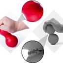 Peanut Massage Ball Roller, Double Lacrosse Ball, Acupoint Myofascial Release Muscle Knot Relaxer Mobility Trigger Point for Physical Therapy Self Deep Tissue Manual Massager Equipment Tool Set