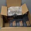 (4 Pack Keyed Alike Front Door Lever Lockset with Single Cylinder Deadbolt Combination Set Wave Style Lever, Front Door/Exterior Door Knob with Lock and DeadboltSatin Nickel Finished