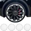Wheel Rim Protector for Tesla Model Y Performance 21 Inch berturbine Wheels All-in-one Car Tire Trim Rings Rim Case Hubcaps Wheel Cover 2020-2024 Model Y Accessories