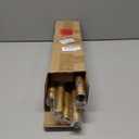 Long Gold Curtain Rod, 1 Inch Adjustable Heavy Duty Curtain Rods for Windows 66 to 120 Inch, Decorative Modern Window Treatment Rods, Telescopic Splicing Metal Drapery Pole, Easy Installation