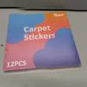 [12 Pack] Rug Pad Gripper, Double Sided Non-Slip Rug Pads Rug Tape Stickers Washable Area Rug Pad Carpet Tape Corner Side Gripper for Hardwood Floors and Tile