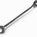 Egofine 10mm Ratcheting Combination Wrench Metric, Industrial Grade Gear Spanner with 12-Point Design, 72-Tooth Ratchet, Chrome Vanadium Steel