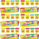 Play-Doh Bulk 4 Pack Vibrant Colors, 32 Colorful 3 Ounce Cans of Modeling Compound, Kids Arts & Crafts, Preschool Toys for Girls & Boys 3+