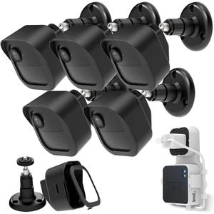 ULIOLI Blink Outdoor Camera Mount 5Pack - Protective Housing and 360 Degree Adjustable Mount with Blink Sync Module Outlet Mount for Blink Blink Outdoor 4th gen, Blink Outdoor 2K+