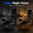 Cameras for Home Security Indoor, 3MP Indoor Security Camera, Motion Detection, Color Night Vision, 5G/2.4G WiFi, 2-Way Audio, Plug-in, SD/Cloud Storage, Baby Monitor, Pet Camera (2 Pack)