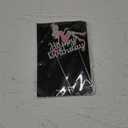 LINGTEER Happy Birthday Crown Queen Lady Rhinestone Cake Topper - Cheers to Makeup Spa Birthday Party Cake Centerpieces Decorations Gift Sign - Pink.