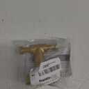 Franklin Brass Voisin (1-Pack) Towel Hooks Satin Gold Wall Mounted for Robes & Towels 2-Prong Holder, Bathroom Accessories VOI35-BB