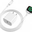 for Apple Watch Charger Fast Charging, 3.3FT Magnetic Charging Cable with USB C Wall Charger Compatible with iWatch Series Ultra/SE/11/10/9/8/7/6/5/4/3/2/1 (White)