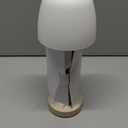 Spa-Like Shower Lamp - Waterproof Bathroom Lamp with 16 Color Ocean Wave Projector, Rechargeable Shower Light with Touch & Remote Control, Cordless Light for Inside Shower/Bathtub (Beige)