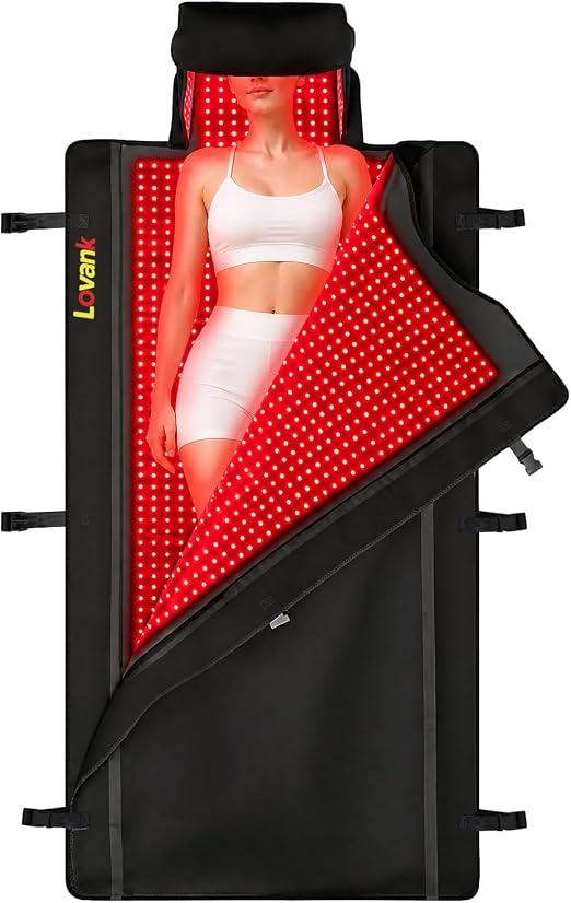 Red Light Therapy Mat Full Body, 660&850nm, 87.4" × 33"
2874 LEDs, Easy-Clean TPU, 3 Light Modes, 5 Intensity Levels, Skin-Friendly for Everyday Home Use