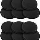 12 Pieces Activated Carbon Compost Bin Filters - 6.7 Inch Extra Thick Indoor Compost Bucket Filter Activated Charcoal Countertop Replacement Bin Filters, Round