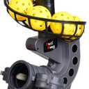 Furlihong 388PBH Pickleball Machine, 4 Adjustable Angles, Includes 9 Pickleballs, Powered by Power Bank/Battery, for Beginners