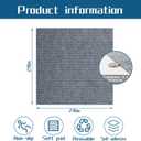 Peel and Stick Carpet Squares 24" x 24", Self Adhesive Non-Slip Carpet Tiles, Peel and Stick Soft Padded Carpet Tiles for Kitchen Bedrooms Indoor Outdoor(20 Tiles/80 sq ft)