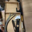 Delta Keele Matte Black Kitchen Faucet with Pull Down Sprayer, Modern Single Hole Kitchen Sink Faucet, Single Handle, Matte Black 19824LF-BL