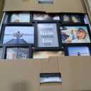 Malden International Designs 5 x 7 9-Opening Dimensional Collage Photo Wall Frame, Black 2pk