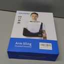 Velpeau Arm Sling Shoulder Immobilizer for Women and Men, fit Left or Right Arm - Rotator Cuff Support Brace - Medical Sling for Shoulder, Clavicle, Elbow Injury (Comfort type, Large: Bust 33.5-41)