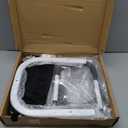 citythere Bed Rails for Elderly Adults Seniors Adjustable Height Foldable Safety Rail with 400 Lbs Capacity Non-Slip Handle, Night Light, Fall Prevention Grab Bar for King Queen Full Twin Beds White