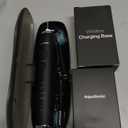 Aquasonic Black Series Ultra Whitening Toothbrush  ADA Accepted Electric Toothbrush- 8 Brush Heads & Travel Case  40,000 VPM Electric Motor & Wireless Charging - 4 Modes w Smart Timer